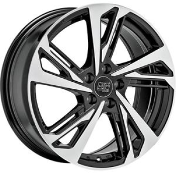 MSW 60 GLOSS BLACK FULL POLISHED 7,5X 7.5x17 5/17 ET38 CB66.6