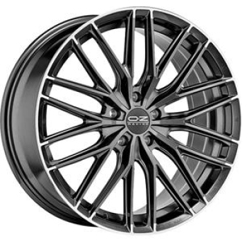 OZ RACING GRAN TURISMO HLT STAR GRAPHITE DIAMOND LIP  5X1 8.5x20 5/20 ET40 CB75