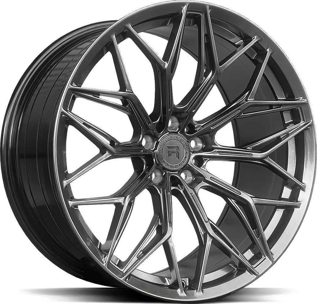 R-SERIES R18 HYPER SILV BLACK 8.5x19 5/112 ET40 CB66.6