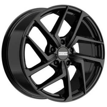FONDMETAL TAARA GLOSSY BLACK  5X1 9.5x21 5/21 ET31 CB66.6