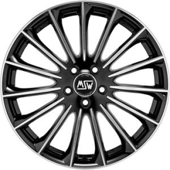 MSW 30 GLOSS BLACK FULL POLISHED 9,5X 9.5x19 5/19 ET45 CB73.1