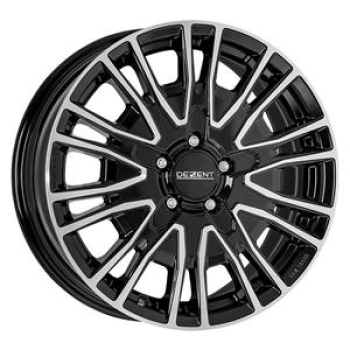 DEZENT KE DARK BLACK/POLISHED 6.5x16 5/16 ET55 CB78.1