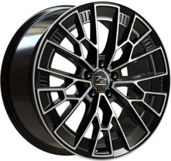 FONDMETAL 1972 GLOSSY BLACK MACHINED  5X108 9x21 9/21 ET45 CB63.4