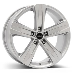 MAK STONE5 SILVER 6.5x15 5/160 ET58 CB65.1