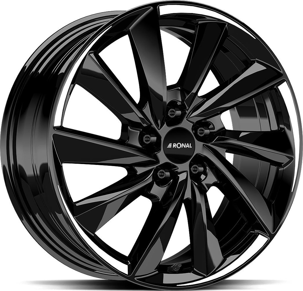 RONAL R70 JET BLACK WHITE TAIL 7.5x18 5/114.3 ET35 CB82