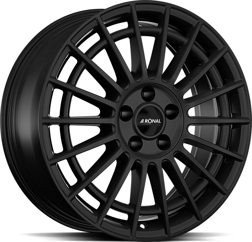 RONAL R73 JET BLACK MATT 7.5x18 5/108 ET40 CB68