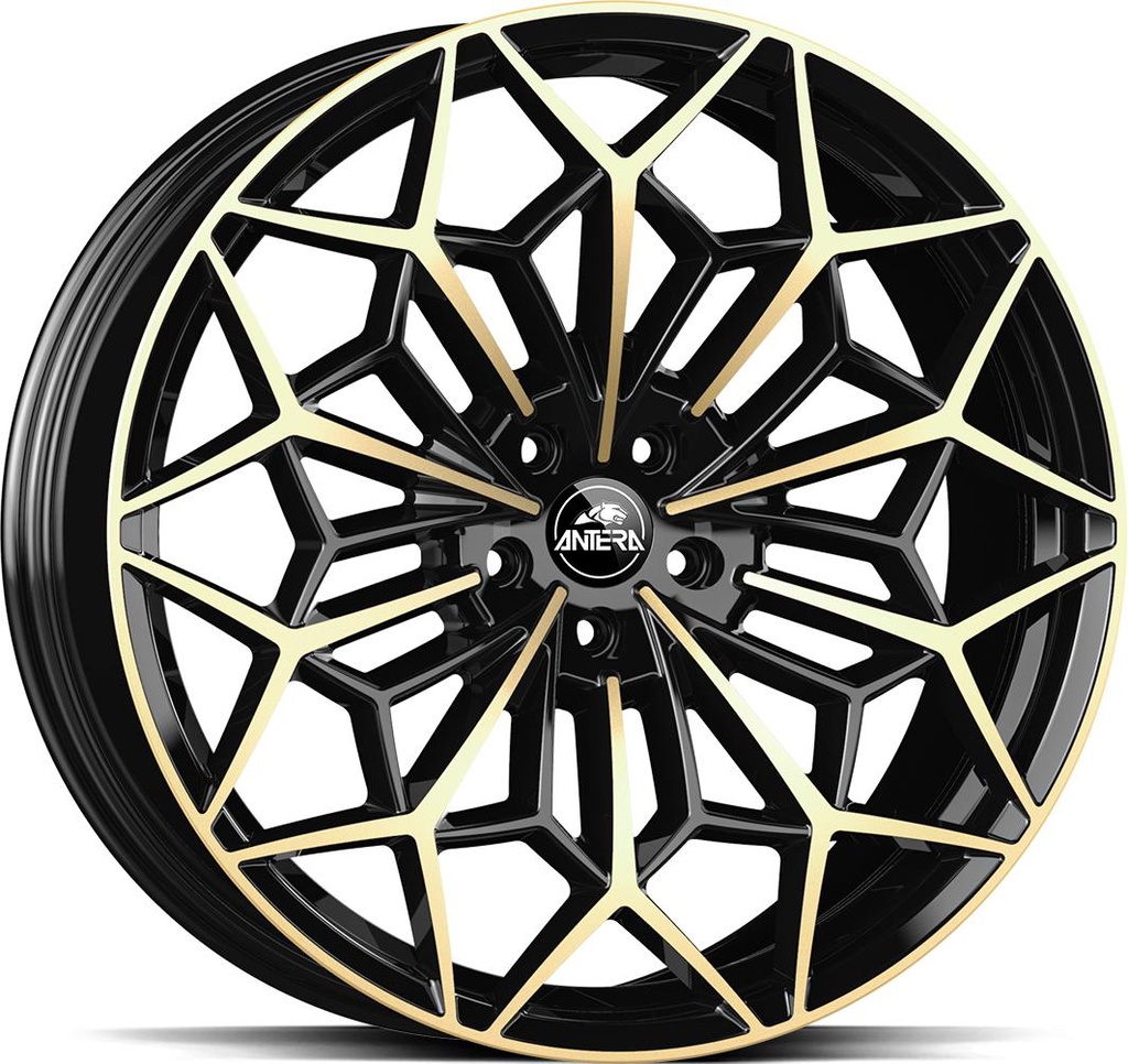 ANTERA A105 PIANO BLACK CHAMPAGNE 8.5x20 5/114.3 ET30 CB75