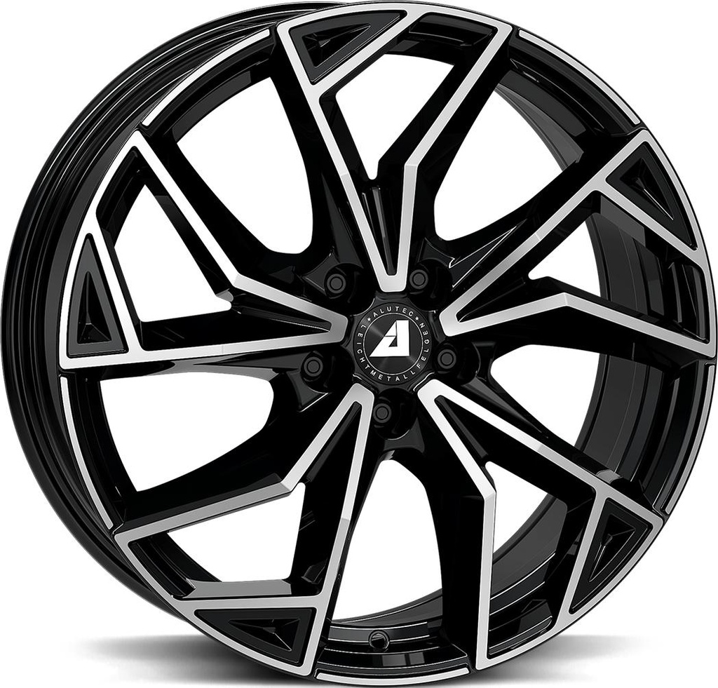 ALUTEC ADX.02 DIAM BLACK POL 7x17 5/100 ET48 CB57.1