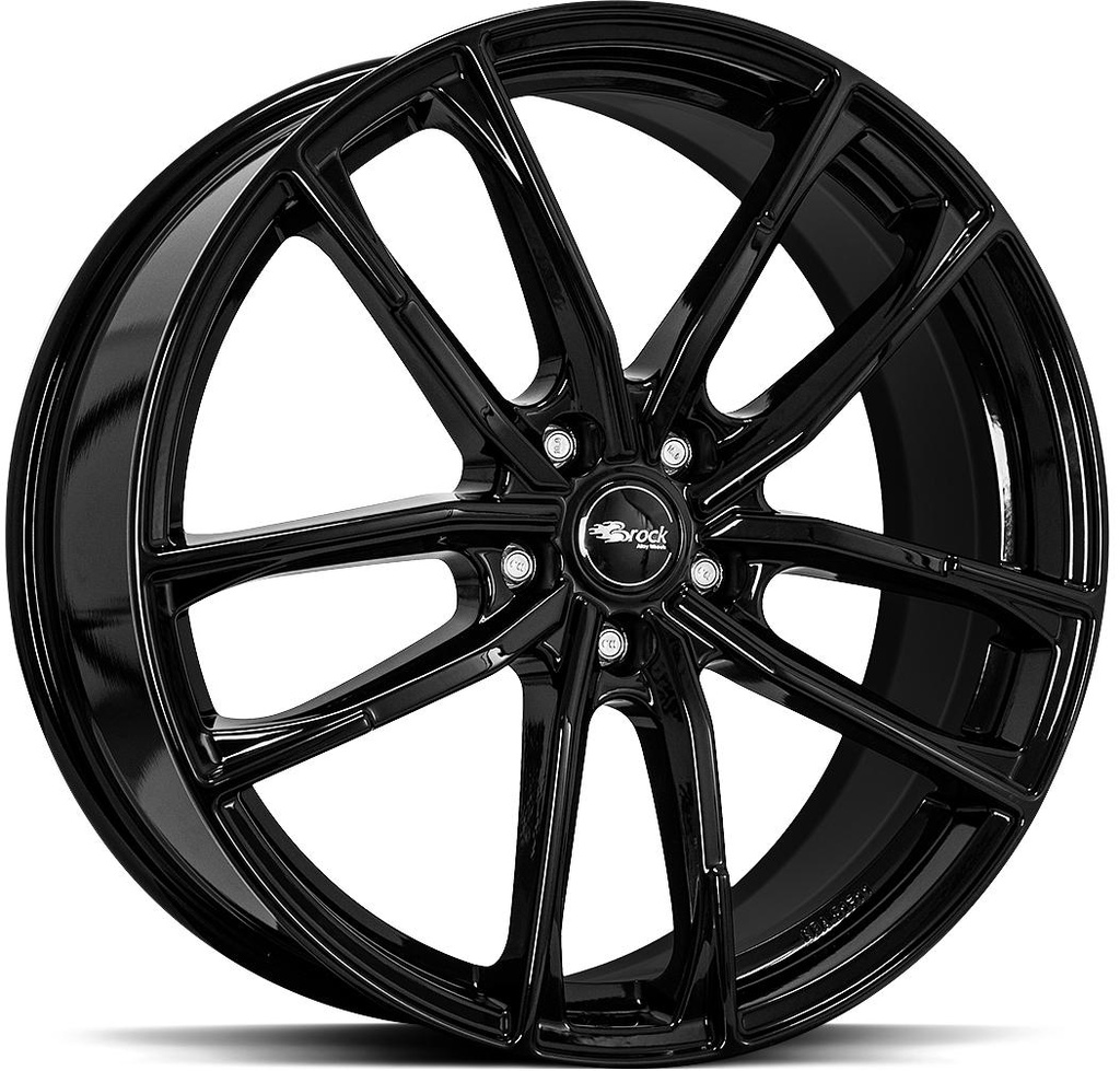 BROCK B38 SHINY BLACK 8x18 5/112 ET35 CB66.6
