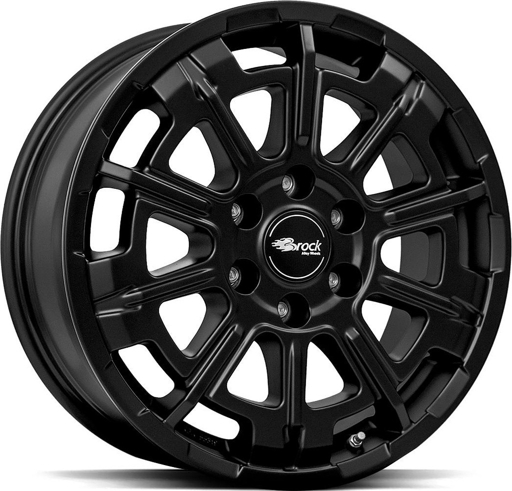 BROCK B45 SATIN BLACK MATT 7.5x18 6/139.7 ET50 CB92.5