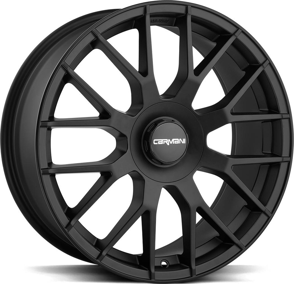 CARMANI HUGO BLACK MATT 8x19 5/112 ET30 CB66.7