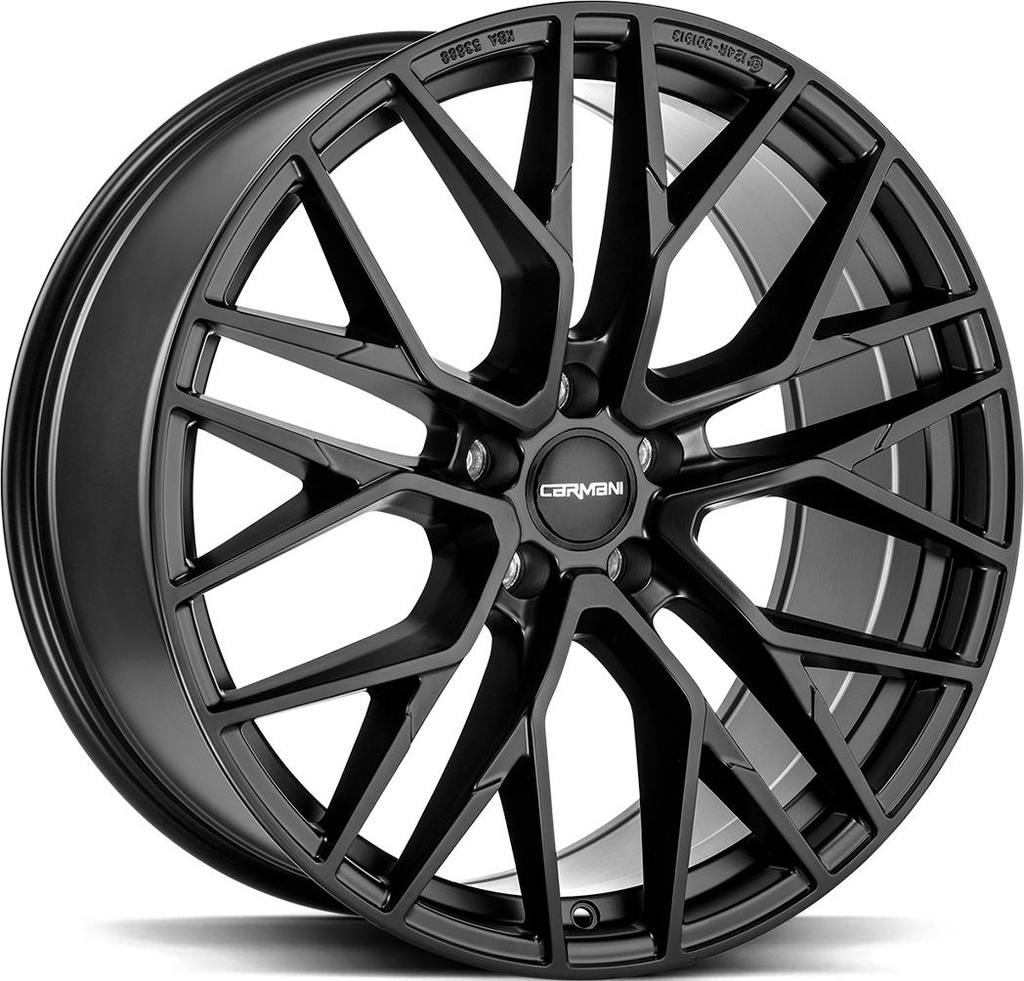 CARMANI LUDWIG BLACK MATT 10x22 5/112 ET38 CB66.6
