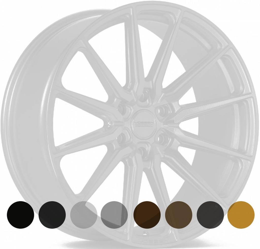 VOSSEN HF6.1 GLOSS BLACK 10x24 6/139.7 ET3 CB106.1