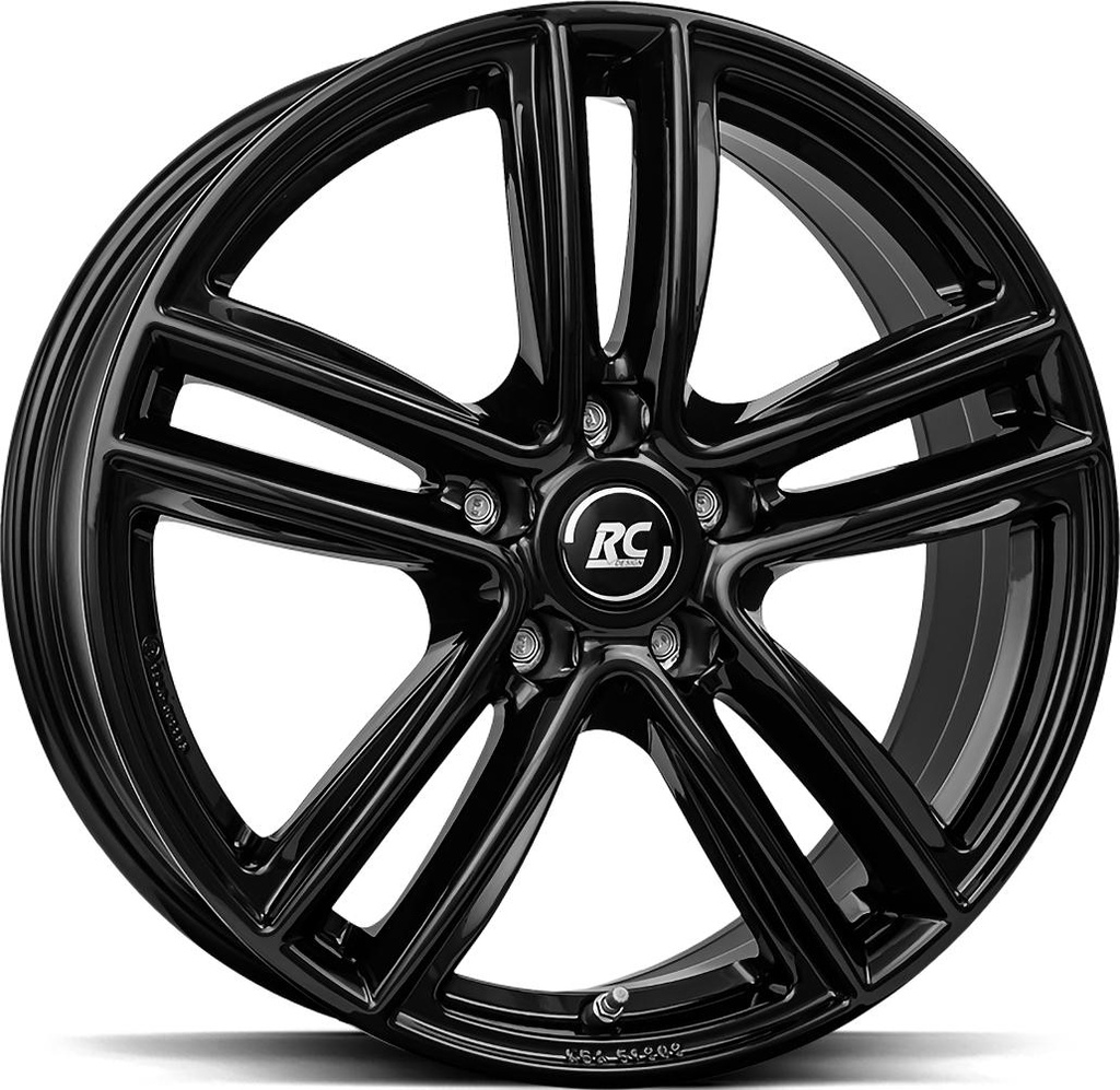 BROCK RC27 SHINY BLACK 6.5x17 5/100 ET39 CB57.1