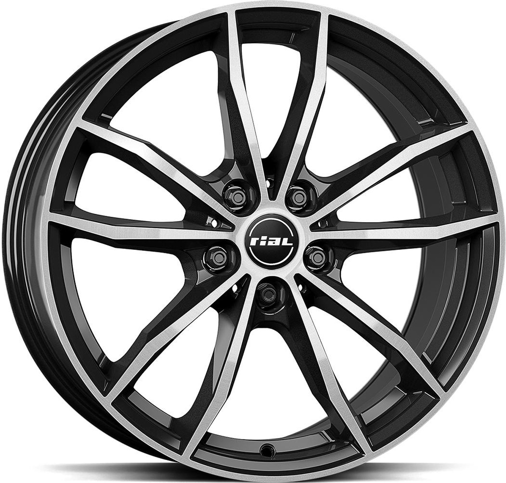 RIAL X12 DIAM BLACK POL 7.5x18 5/112 ET25 CB66.7