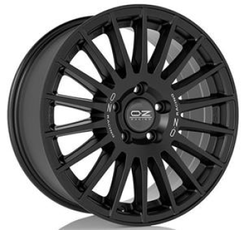 OZ RACING RALLY DESERT MATT BLACK SILVER LETTERING  5X120 8x18 8/18 ET35 CB65.1