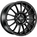 OZ RACING SUPERTURISMO LM MATT BLACK SILVER LETTERING  5X1 7.5x17 5/17 ET35 CB68.1