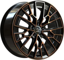 FONDMETAL 1972 BLACK CLEARCOAT MATT BRONZE MACHINED  5X1 8.5x19 5/19 ET45 CB66.6