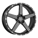 DOTZ MARINABAY DARK GUNMETAL/POLISHED LIP 8,5X1 8.5x19 5/19 ET33 CB72.6
