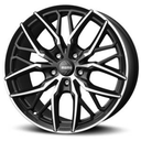 MOMO SPIDER MATT BLACK POLISHED 8,5X1 8.5x19 5/19 ET45 CB72.3