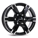 ALUTEC TITAN DIAMOND-BLACK FRONTPOLISHED  6X 8x18 8/18 ET38 CB67.1