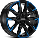RONAL R71 JET BLACK MATT BLUE TINTED MAT 9.5x21 5/114.3 ET40 CB76