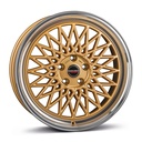 BORBET B GOLD RIM POL 8x17 5/112 ET45 CB66.5