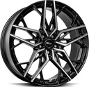 BROCK B44 BLACK FULL POL 8.5x19 5/114.3 ET35 CB64.2