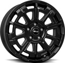 BROCK B45 SATIN BLACK MATT 8x20 6/139.7 ET25 CB100.1