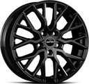 GMP BOOSTER GLOSS BLACK 7.5x17 5/130 ET40 CB84.1