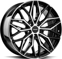 CARMANI MAX BLACK POL 7x17 5/120 ET40 CB72.6