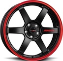 BORBET DB8GT2 BLACK MATT RIM RED 8.5x18 5/114.3 ET40 CB72.5
