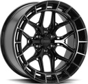VOSSEN HFX1 TINTED GLOSS BLACK 12x24 8/180 ET-44 CB124.3