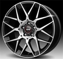 MOMO REVENGE EVO 2.0 MATT BLACK POLISHED 8x18 8/18 ET45 CB72.3
