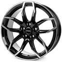 RIAL LUCCA DIAMOND-BLACK FRONTPOLISHED 8x18 8/18 ET45 CB70.1